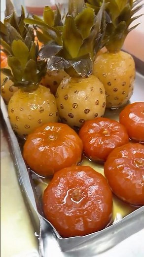 Beautiful and delicious, that's what whole fruit compote is like!🍃🍍❤️