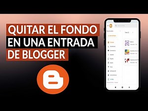 Cómo eliminar o quitar el color de fondo del texto en una entrada de BLOGGER