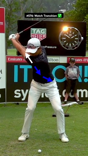 Perfect Transition (Golf Swing Slow Motion)