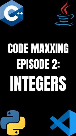 Episode 2: INTEGERS #coding #codingforbeginners #programming #programmingbasics