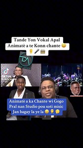 ANIMATÈ CHANTÈ YO PRAN KOU NAN MENM . LÈ MAP FÈ CHO GOGO A M PAT WÈ SI M TAP BYEN CHANTE . #DidyAnaliz fè m wè sa . Zafè Ale nan studio a se rimè . | CHO GOGO A