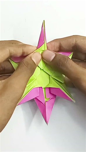 making an origami turtle🐢#origamiturtle #origamianimal #origami