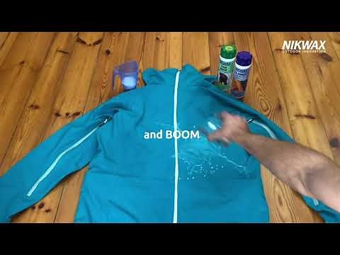 Nikwax Tech Wash and TX.Direct v household detergent - split waterproof jacket test