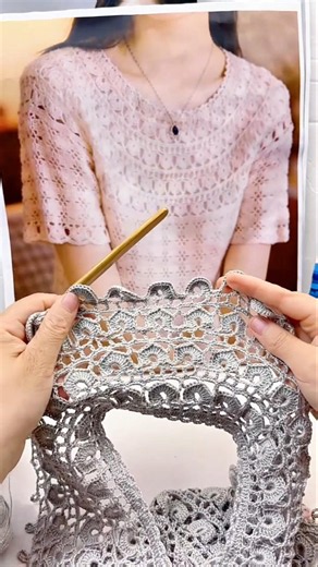 Crochet Summer lace top #crochet #lace #top