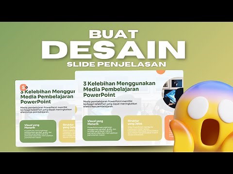 Tutorial Cara Membuat Desain Slide Menarik Media Pembelajaran PowerPoint | Slide Penjelasan