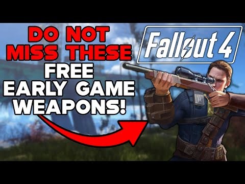 5 AMAZING Weapons That You Can Get At LEVEL 1 In FALLOUT 4