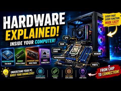 What's Inside a Computer? | CPU, RAM, Motherboard & Hardware Explained