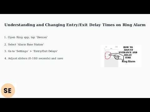 How to Change Delay Time on Ring Alarm – Entry/Exit Delay Settings Guide