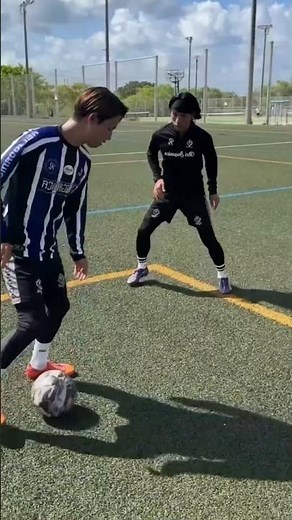 Football trapping skill #football #footballshorts #skills