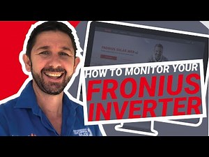 How To Monitor Your Fronius Inverter - Solar Monitoring Without a Smart Meter