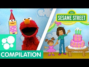 Sesame Street: Celebrate Birthdays with Elmo! | Elmo's World Compilation - Videos For Kids