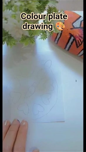 colour plate drawing for kids 🎨🎨esay colour plate drawing #viralvideo #youtubeshorts #viral #art