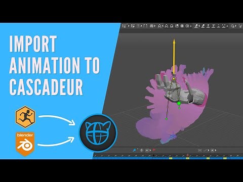 Import animation to Cascadeur (from Blender and from Mixamo)