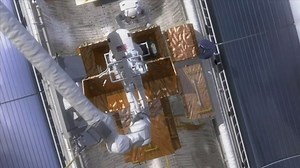 Hubble Space Telescope, Astronauts, Nasa. Free Stock Video