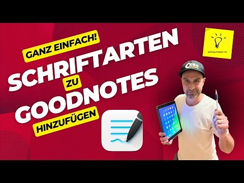 goodnotes 6 Tutorial: Neue Schriftarten installieren. Ganz einfach und kostenlos!