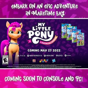 40K views · 1.3K reactions | Hey Everypony, we have great news! 朗 Soon you can embark on an epic adventure set in Maretime Bay. A Maretime Bay Adventure is coming soon to console and PC! ✨ Gallop to the link to find out more  https://bit.ly/35qvI4J | My Little Pony | Facebook