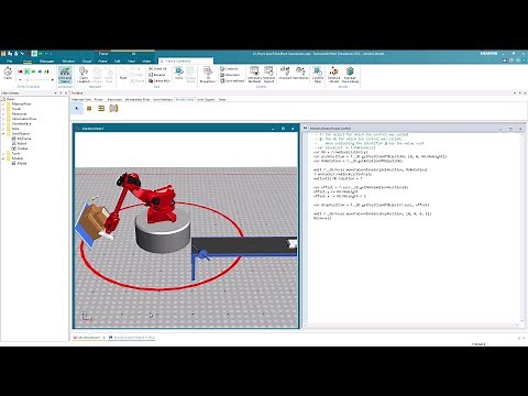 Plant Simulation 22 - poses and pick & place operations
