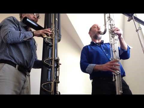 Dominy Clements - 'Extant-Extinct' on contrabass clarinet and subcontrabass flute.
