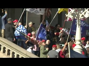 Trump supporters gather in Lansing as Michigan Legislature issues subpoena to state election off...