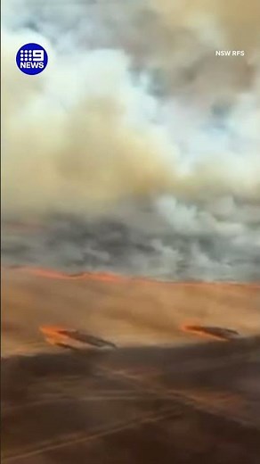 Fire has now been contained after burning over 1000 hectares of land | 9 News Australia