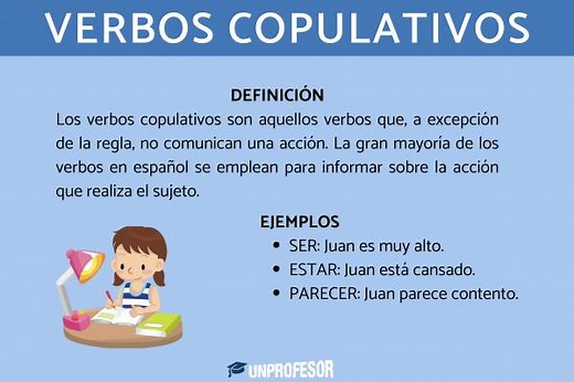 Lista de verbos COPULATIVOS - con ejemplos!