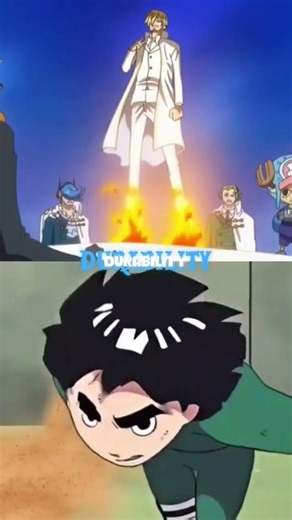 sanji vs rock lee #sanji #rocklee #naruto #narutoedit #onepiece #anime #edit #viral #vinsmokesanji