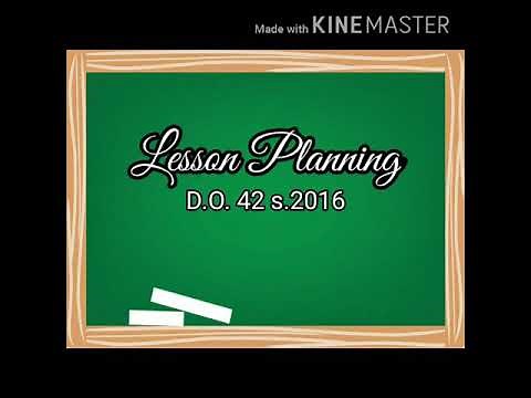 Lesson Planning (Deped Order 42 series 2016)