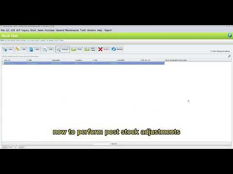 AutoCount - Stock Take (AutoCount Accounting 2.1)