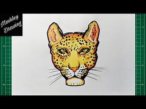 How to Draw a Leopard Face
