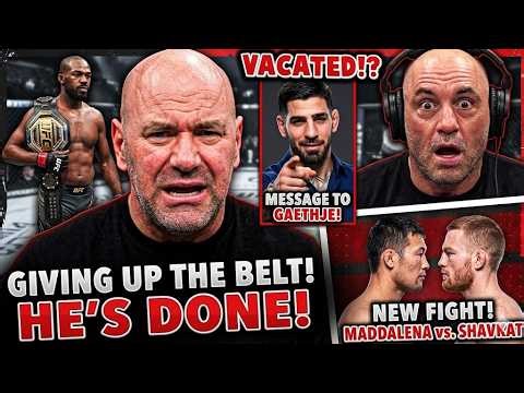 Jon Jones VACATES Belt?! Dana White Drops SHOCKING Update