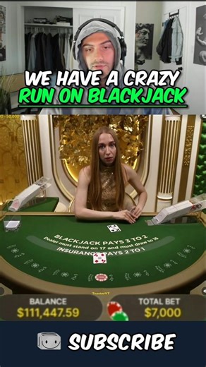 Toaster WE have a CRAZY run on BLACKJACK!!!