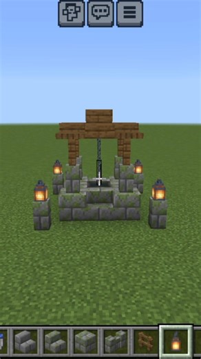 Minecraft Simple Well 🪣 Easy Village Build! || Royal Gaming #shorts