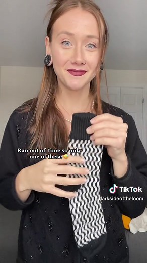 Vintage Machine Knit Socks for Christmas 2022