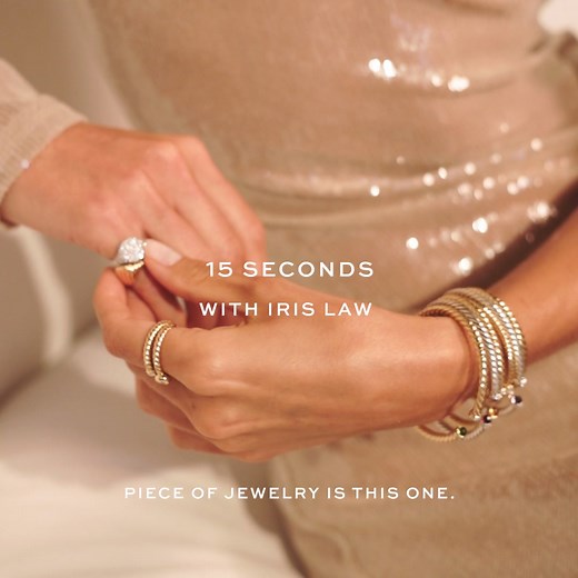 Discover Iris Law’s jewelry-box favorites, including David Yurman's Sculpted Cable Pinky Ring. | David Yurman