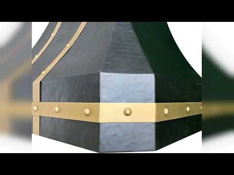 Review: CT Copper Tailor Copper Vent Hood Island Mount,36'' W,39''H, 610 CFM Exhaust Fan,Stain...