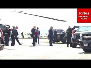 President Donald Trump Arrives In Medora, North Dakota