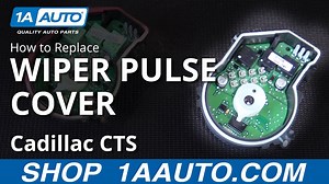 How to Replace Windshield Wiper Pulse Cover 2003-07 Cadillac CTS