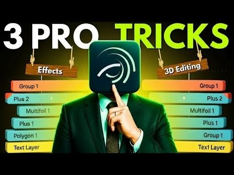 Motion Graphics Tutorial: 3 Pro Tricks | Alight Motion. Must try!