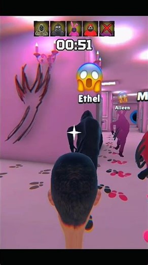 HIDE IN THE BACKROOM BLACK_YT #gaming #shortvideos