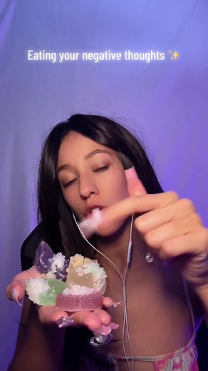 @Silky Gem | Crystal Candy use code unity for $ off 💖 ASMR Eating your negative thoughts ✨🫶🏼💤 #asmr #asmreating #removingnegativity #asmrnegativeenergy #asmrcrystals #crystalcandy #eatingcrystals #asmrsounds #satisfying #nostalgia #pov #roleplay #foryou #foryoupage #fyp