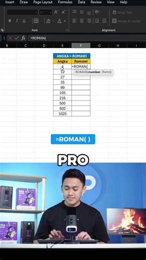 LIFEHACKS ubah angka menjadi romawi di Excel ✅