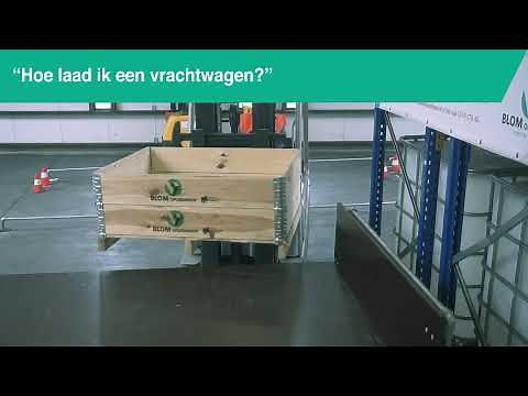Laden vrachtwagen met heftruck | Gebruik kopschot | Code 95 | BLOM opleidingen
