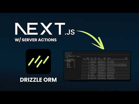 How to use Drizzle ORM in Next.js App Router | Explained with project