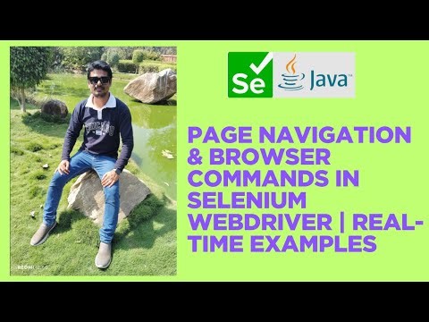Page Navigation & Browser Commands in Selenium WebDriver | Real-Time Examples