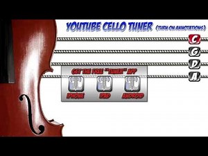 YOUTUBE CELLO TUNER