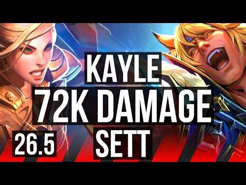 KAYLE vs SETT (TOP) | 72K damage | EUNE Master | 26.5