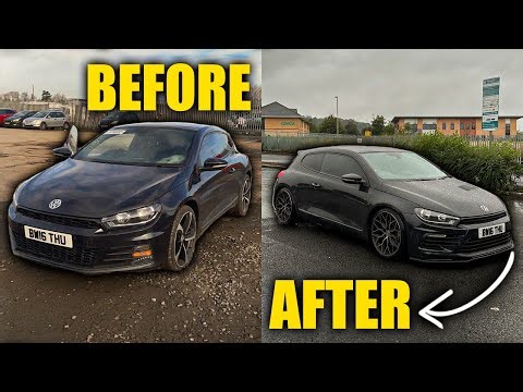 HOW I TRANSFORMED MY CRASH DAMAGED VW SCIROCCO