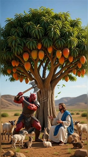 Devil Attacks Mango Tree While Jesus and Animals Watch | Emotional Short Film