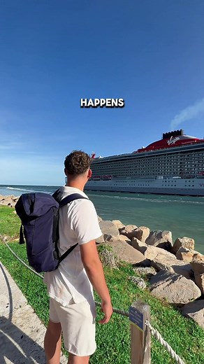 What happens if you fall off a cruise ship? 🤔 With a 17% to 25% chance of being found and rescued, don’t do anything you’re going to regret. 😬 #cruiseship #ship_facts #cruising #travel #fyp