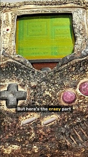 The Game Boy That Survived a Bomb 💥 #shorts